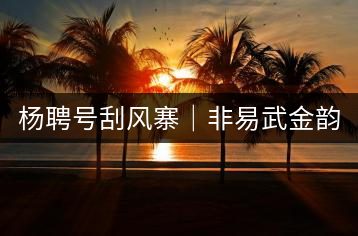 楊聘號刮風(fēng)寨|非易武金韻莫屬