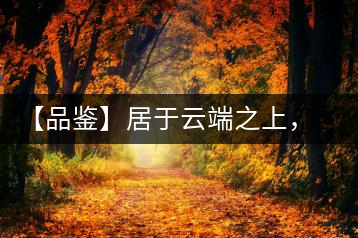 【品鑒】居于云端之上，把歲月“熟”透