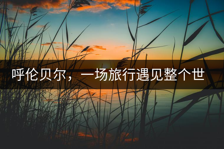 呼倫貝爾，一場(chǎng)旅行遇見(jiàn)整個(gè)世界