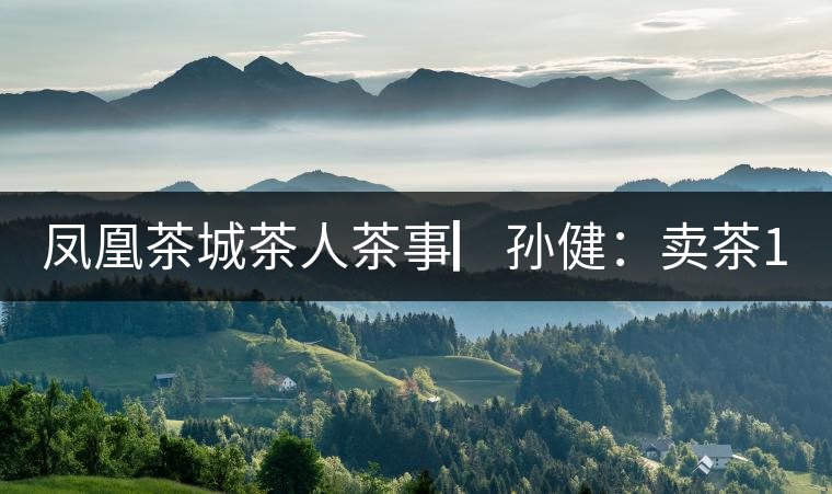 鳳凰茶城茶人茶事▏孫?。嘿u茶15年，對普洱茶還猶如初見