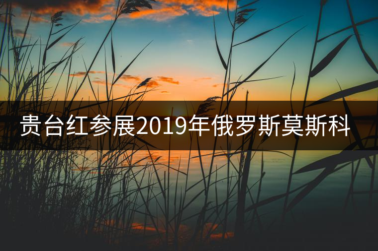 貴臺紅參展2019年俄羅斯莫斯科國際茶展覽會簽訂800萬美金合同！