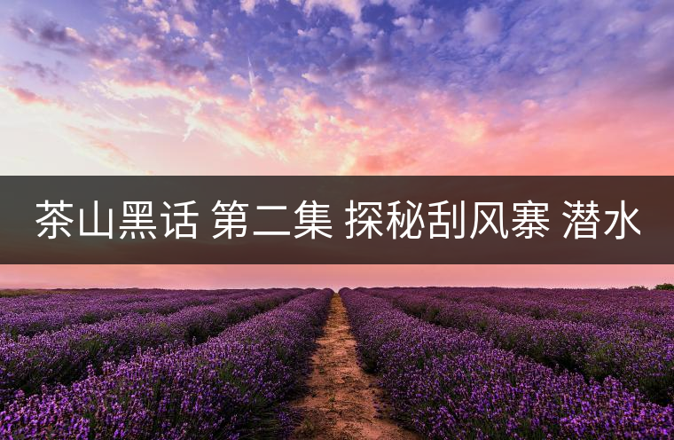 茶山黑話 第二集 探秘刮風(fēng)寨 潛水打魚(yú) 野菜充饑 你向往嗎？