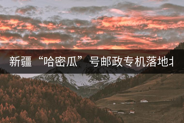 新疆“哈密瓜”號(hào)郵政專機(jī)落地北京，243種哈密瓜你見(jiàn)過(guò)嗎？