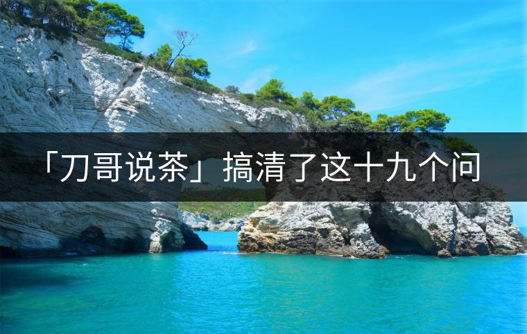 「刀哥說茶」搞清了這十九個問題，您就是熟茶專家