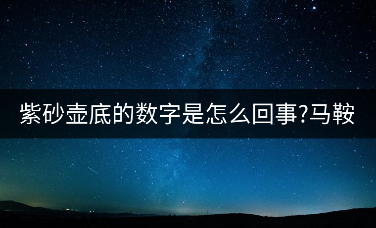 紫砂壺底的數(shù)字是怎么回事?馬鞍山的普洱茶品質(zhì)如何?紫砂壺底的數(shù)字是怎么回事？馬鞍山的普洱茶品質(zhì)如何？