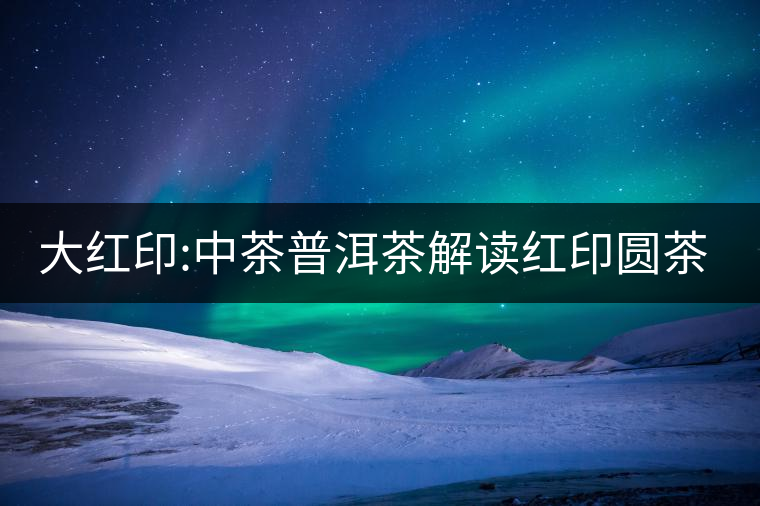 大紅印:中茶普洱茶解讀紅印圓茶經(jīng)典 大紅印:中茶普洱茶解讀紅印圓茶經(jīng)典
