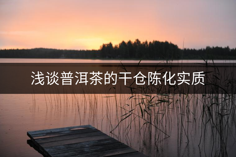 淺談普洱茶的干倉陳化實質(zhì)