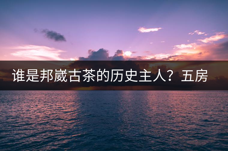 誰是邦崴古茶的歷史主人？五房·茶馬古道考察記