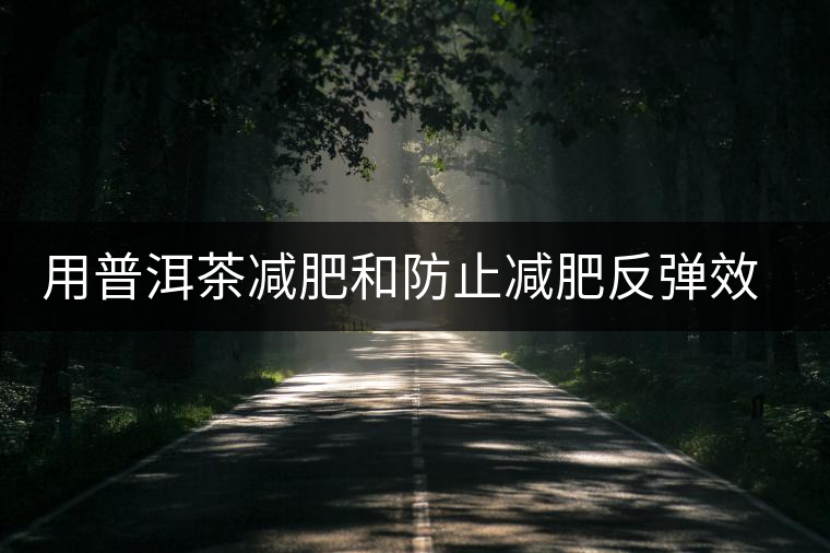 用普洱茶減肥和防止減肥反彈效果好