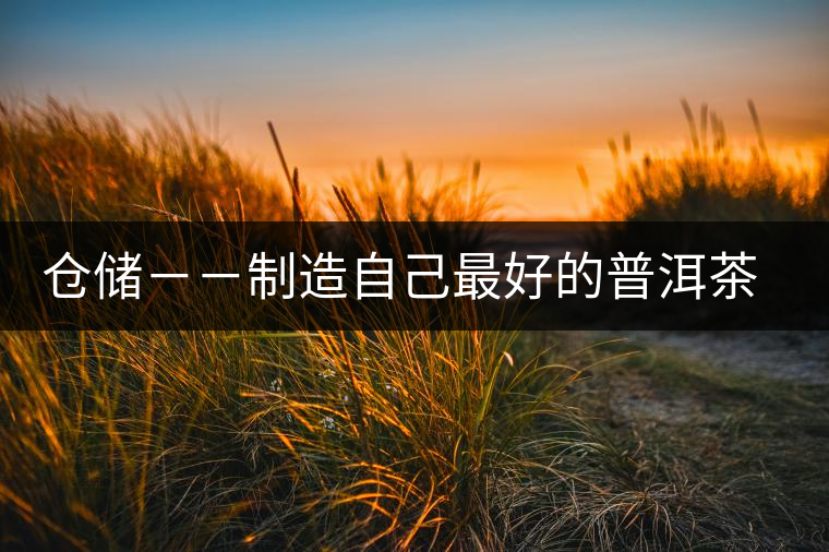 倉(cāng)儲(chǔ)－－制造自己最好的普洱茶之適合自己的倉(cāng)儲(chǔ)