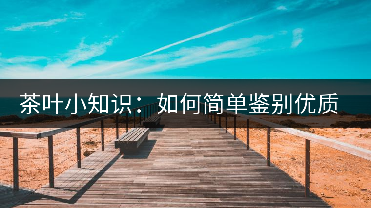 茶葉小知識：如何簡單鑒別優(yōu)質(zhì)普洱茶？