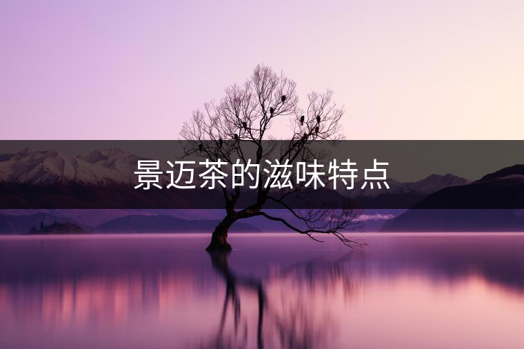 景邁茶的滋味特點(diǎn)