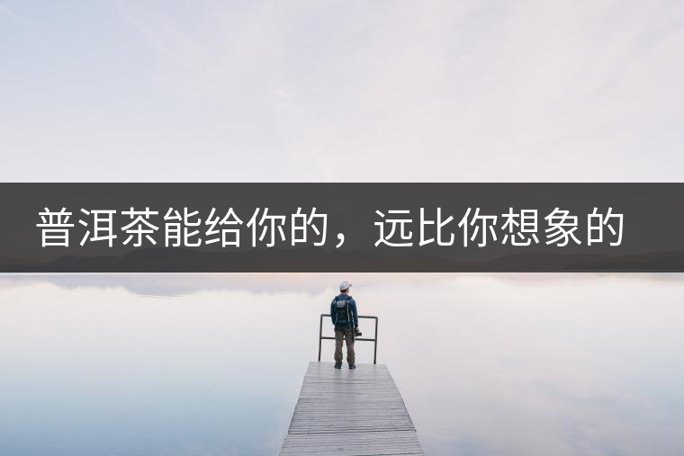 普洱茶能給你的，遠(yuǎn)比你想象的要多