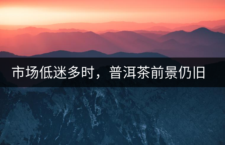 市場低迷多時，普洱茶前景仍舊被大佬們看好