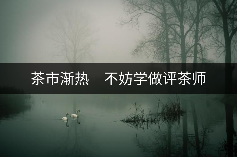 茶市漸熱　不妨學(xué)做評茶師