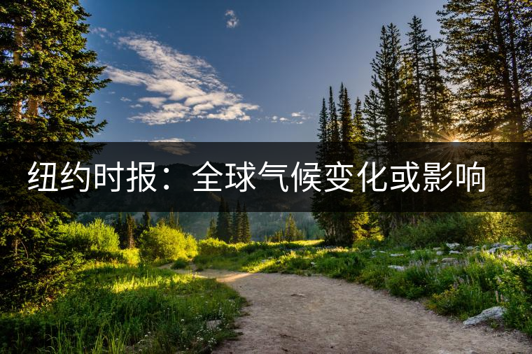 紐約時(shí)報(bào):全球氣候變化或影響茶葉產(chǎn)量和質(zhì)量 紐約時(shí)報(bào):全球氣候變化或影響茶葉產(chǎn)量和質(zhì)量