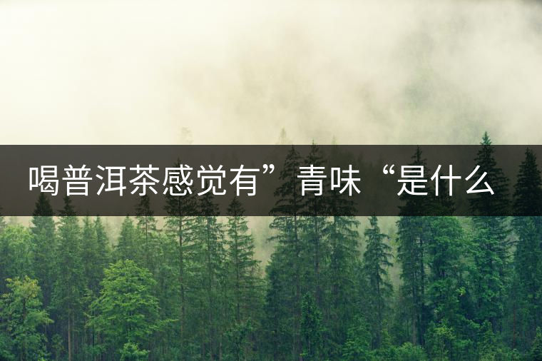 喝普洱茶感覺有”青味“是什么原因？