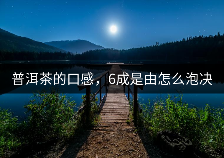 普洱茶的口感，6成是由怎么泡決定的！