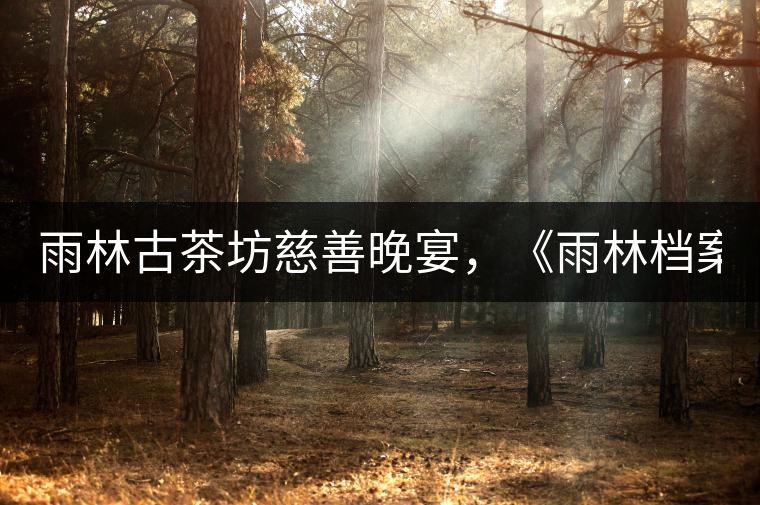 雨林古茶坊慈善晚宴，《雨林檔案·曼松》拍出106萬！