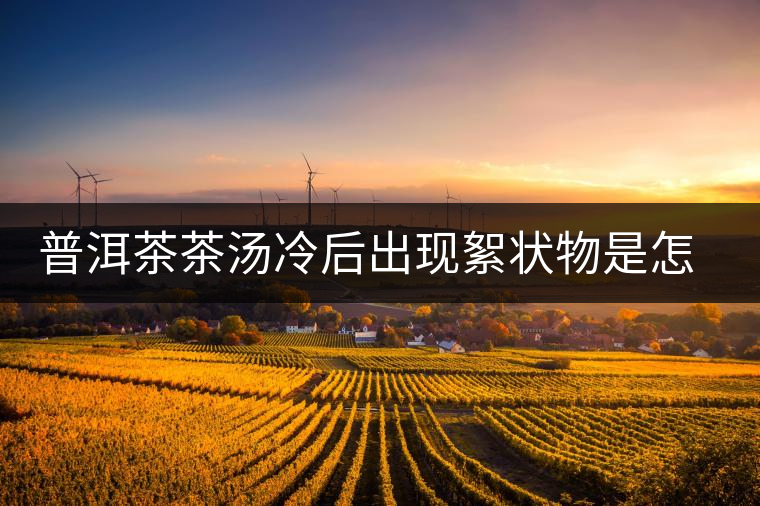 普洱茶茶湯冷后出現(xiàn)絮狀物是怎么回事？