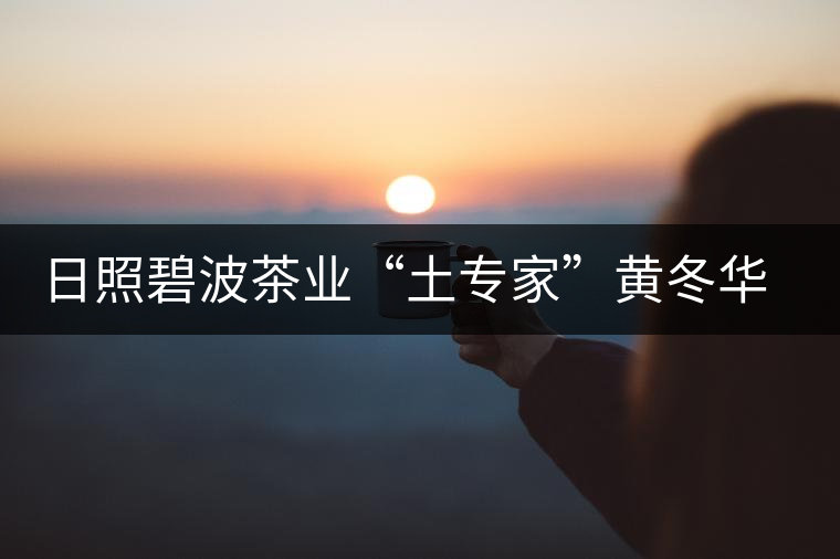 日照碧波茶業(yè)“土專家”黃冬華:四十年綠茶情緣 日照碧波茶業(yè)“土專家”黃冬華:四十年綠茶情緣