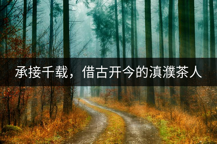 承接千載，借古開今的滇濮茶人