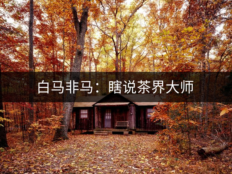 白馬非馬：瞎說(shuō)茶界大師