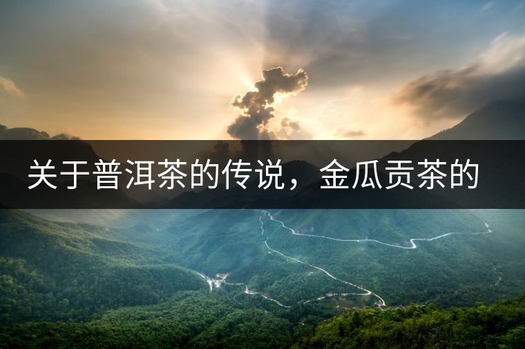 關(guān)于普洱茶的傳說，金瓜貢茶的來由
