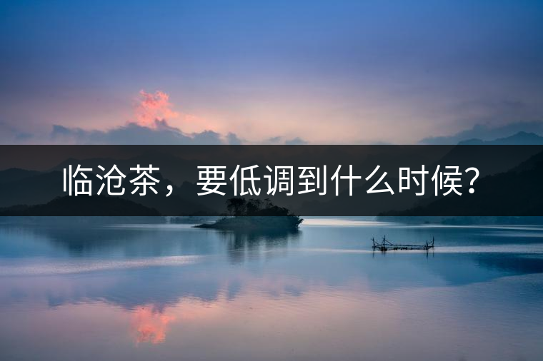 臨滄茶，要低調(diào)到什么時(shí)候？