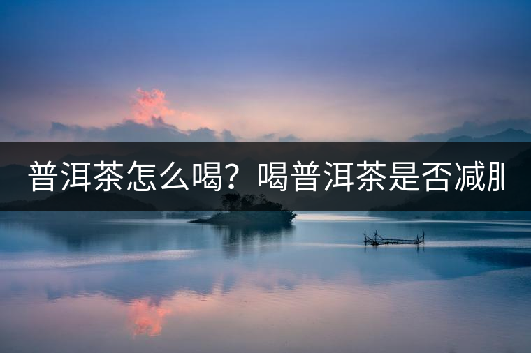 普洱茶怎么喝？喝普洱茶是否減肥？