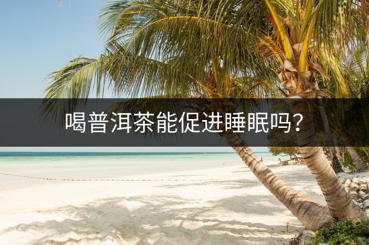 喝普洱茶能促進睡眠嗎？
