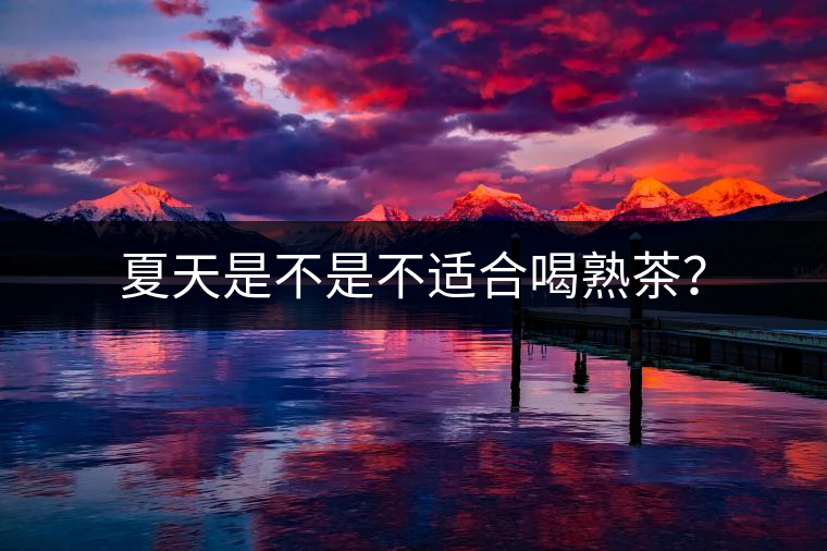 夏天是不是不適合喝熟茶？