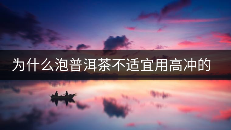 為什么泡普洱茶不適宜用高沖的方式，是有道理的