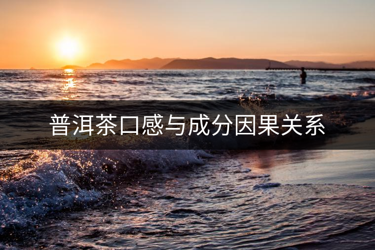 普洱茶口感與成分因果關系