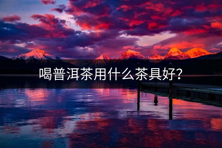 喝普洱茶用什么茶具好？