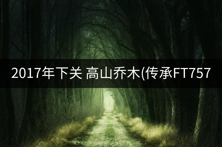 2017年下關(guān) 高山喬木(傳承FT7573)開(kāi)湯 2017年下關(guān) 高山喬木(傳承FT7573)開(kāi)湯