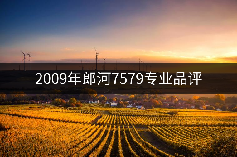 2009年郎河7579專業(yè)品評