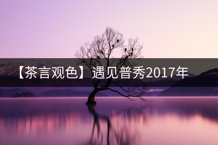 【茶言觀色】遇見普秀2017年甲級(jí)沱茶 【茶言觀色】遇見普秀2017年甲級(jí)沱茶