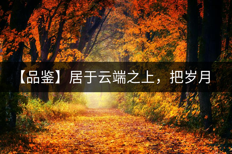 【品鑒】居于云端之上，把歲月“熟”透