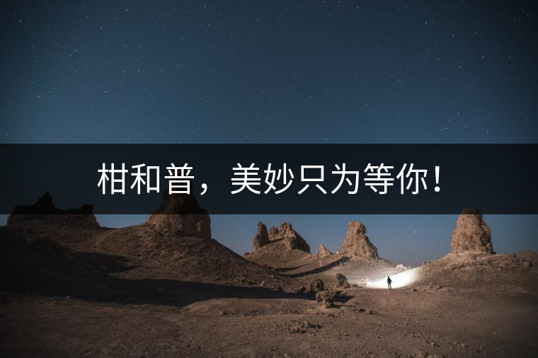 柑和普，美妙只為等你！