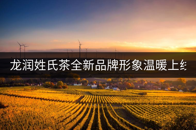 龍潤姓氏茶全新品牌形象溫暖上線！