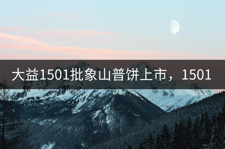 大益1501批象山普餅上市，1501批7542待出