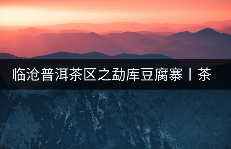 臨滄普洱茶區(qū)之勐庫(kù)豆腐寨丨茶山 臨滄普洱茶區(qū)之勐庫(kù)豆腐寨丨茶山