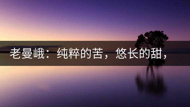 老曼峨：純粹的苦，悠長的甜，茶之本味也