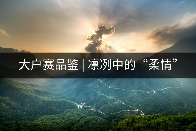 大戶(hù)賽品鑒 | 凜冽中的“柔情” 大戶(hù)賽品鑒 | 凜冽中的“柔情”