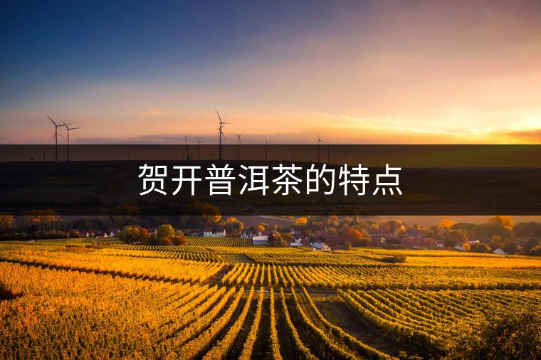 賀開普洱茶的特點(diǎn) 賀開普洱茶的特點(diǎn)