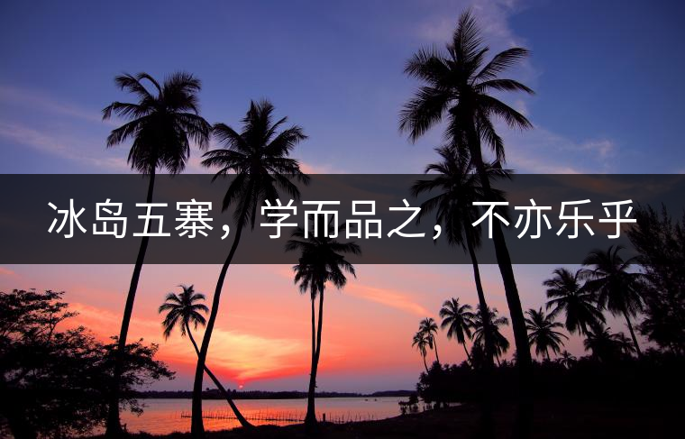 冰島五寨，學(xué)而品之，不亦樂乎