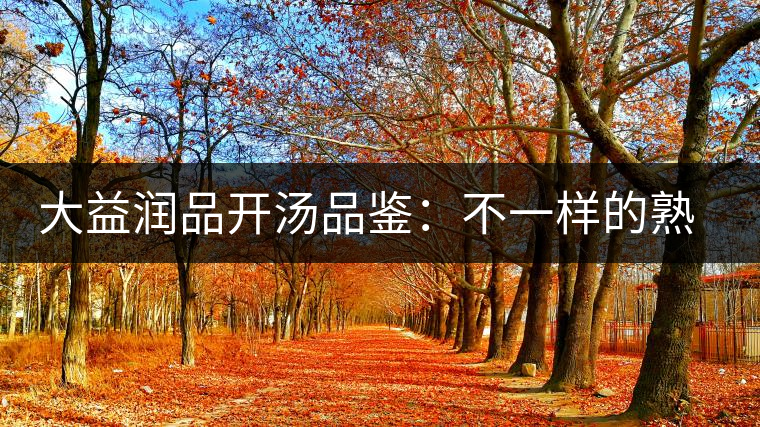 大益潤(rùn)品開湯品鑒:不一樣的熟茶 大益潤(rùn)品開湯品鑒:不一樣的熟茶