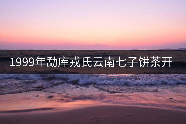 1999年勐庫(kù)戎氏云南七子餅茶開(kāi)湯 1999年勐庫(kù)戎氏云南七子餅茶開(kāi)湯