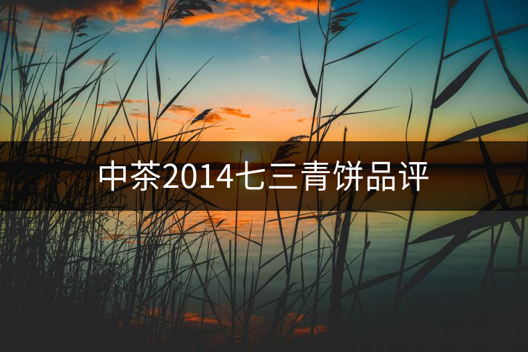 中茶2014七三青餅品評 中茶2014七三青餅品評